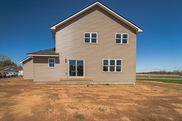 view of rear view of property