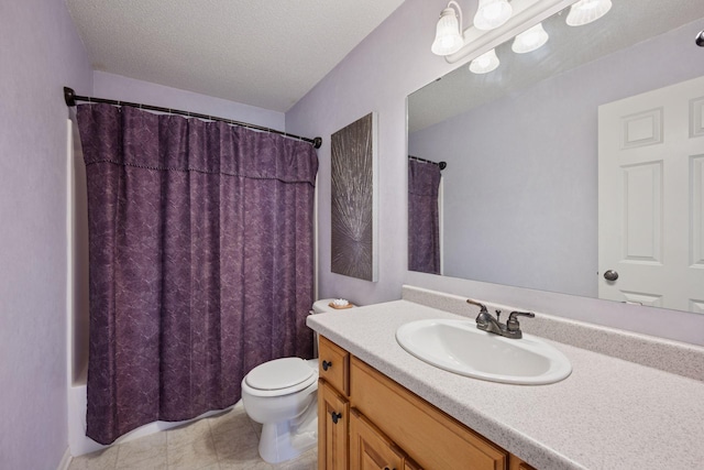 2797 Ocarina Dr, Sauk Rapids, MN 56379 - full bathroom featuring vanity, tile patterned floors, and toilet