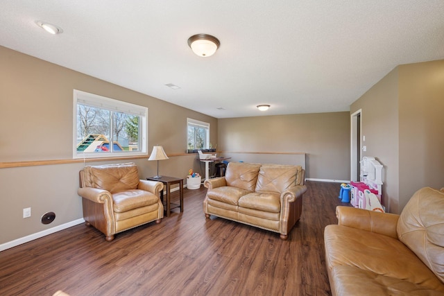 2797 Ocarina Dr, Sauk Rapids, MN 56379 - living room featuring baseboards and wood finished floors