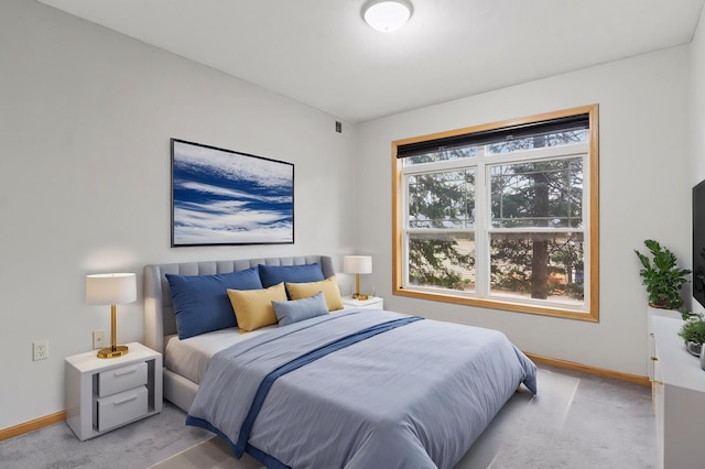 2530 34th St Unit 111, Minneapolis, MN 55406 - bedroom with baseboards and light carpet