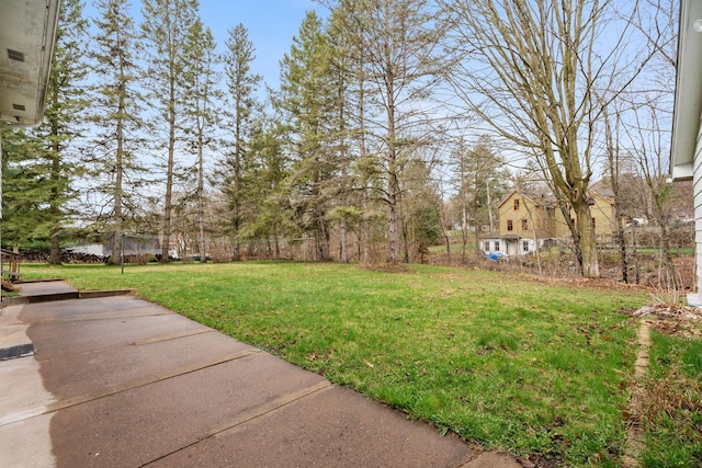 view of yard