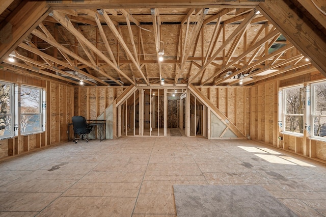 misc room with a healthy amount of sunlight