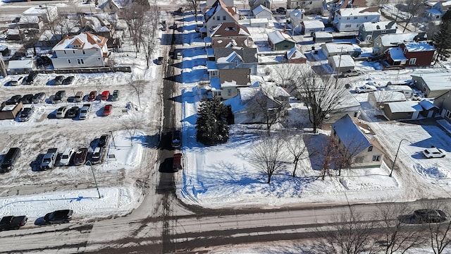 304 3rd Ave, Virginia, MN 55792 - snowy aerial view with a residential view
