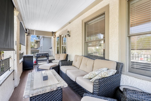 1909 Fremont Ave S Unit 201, Minneapolis, MN 55403 - view of patio / terrace with an outdoor living space