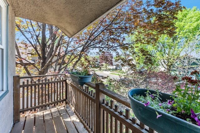 balcony with covered porch