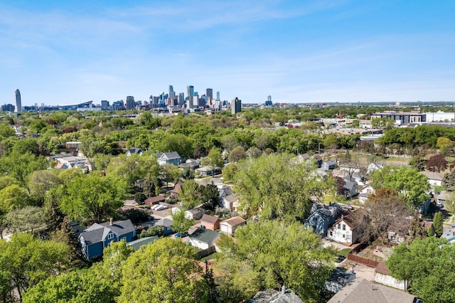 drone / aerial view of a view of skyline