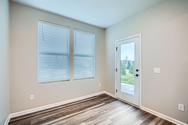 17935 Giants Way, Lakeville, MN 55044 - doorway with wood finished floors and baseboards