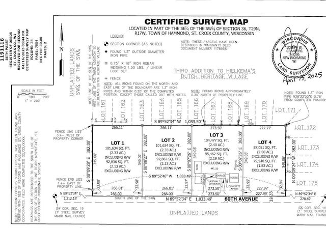 LOT1 60th Ave, Hammond, WI 54002 - map
