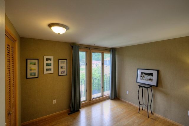1224 Tee Up Ln, Red Wing, MN 55066 - spare room featuring light wood-style flooring and baseboards