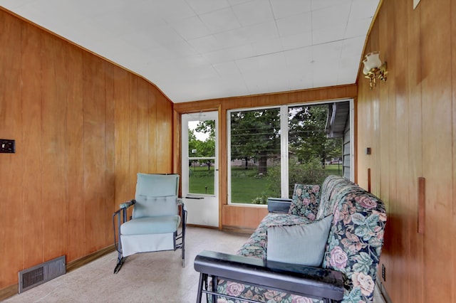 1217 High St, Lake City, MN 55041 - sitting room featuring wood walls