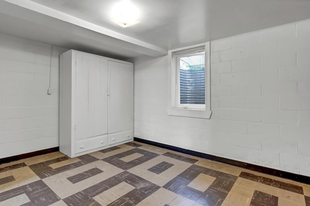 1217 High St, Lake City, MN 55041 - basement featuring tile patterned floors and baseboards
