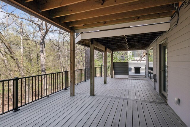 view of deck