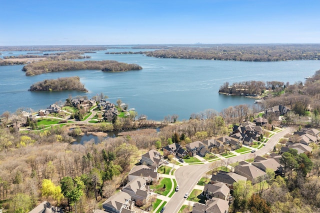 5435 Yellowstone Trl, Minnetrista, MN 55331 - aerial perspective of suburban area with a large body of water