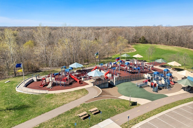 5435 Yellowstone Trl, Minnetrista, MN 55331 - aerial view of a community park and a forest