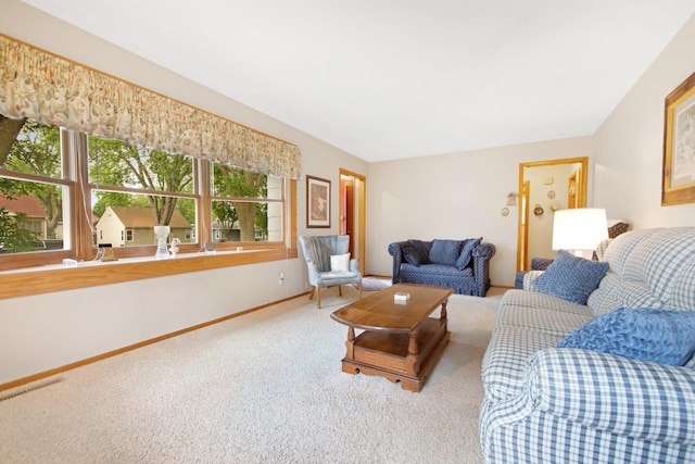 517 2nd St, Waconia, MN 55387 - living area featuring carpet and baseboards