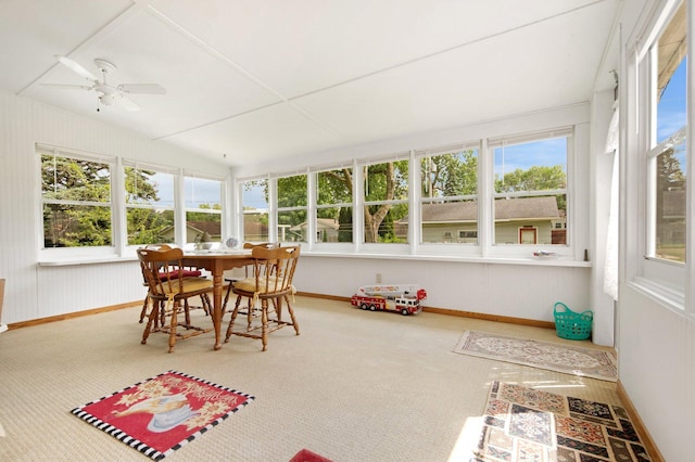 517 2nd St, Waconia, MN 55387 - sunroom featuring vaulted ceiling and carpet floors