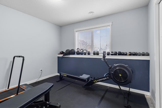 1226 1st St, Saint Paul Park, MN 55071 - workout room featuring baseboards