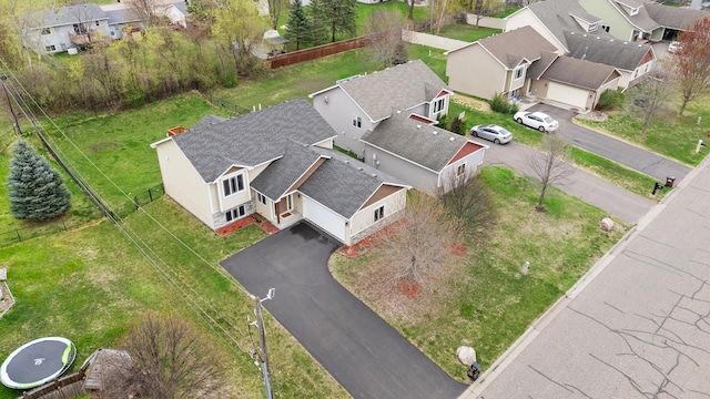 1226 1st St, Saint Paul Park, MN 55071 - birds eye view of property featuring a residential view