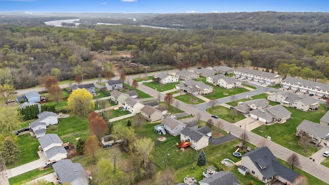 1226 1st St, Saint Paul Park, MN 55071 - bird's eye view with a residential view and a forest view