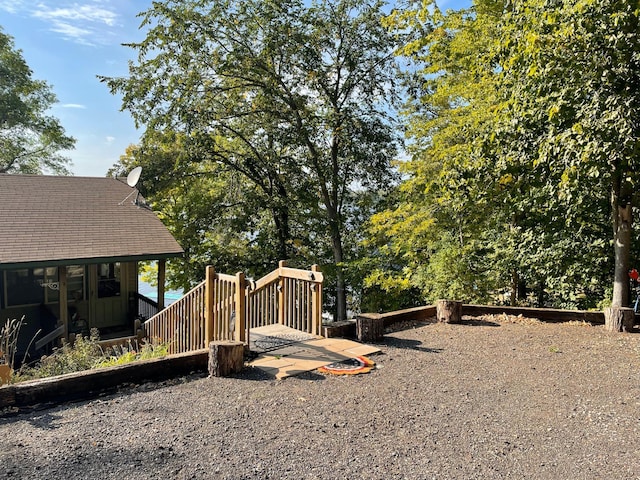 view of jungle gym