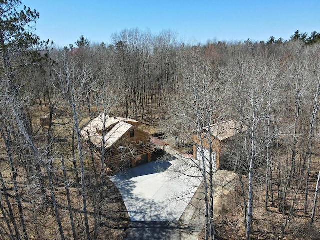20703 Aspen Dr, Grand Rapids, MN 55744 - aerial view featuring a view of trees
