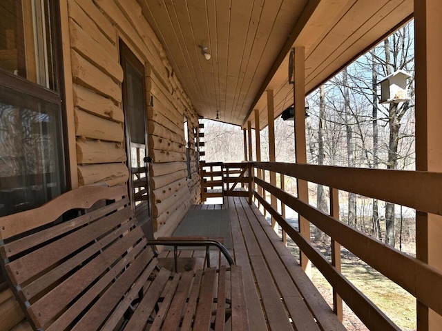 20703 Aspen Dr, Grand Rapids, MN 55744 - view of wooden deck