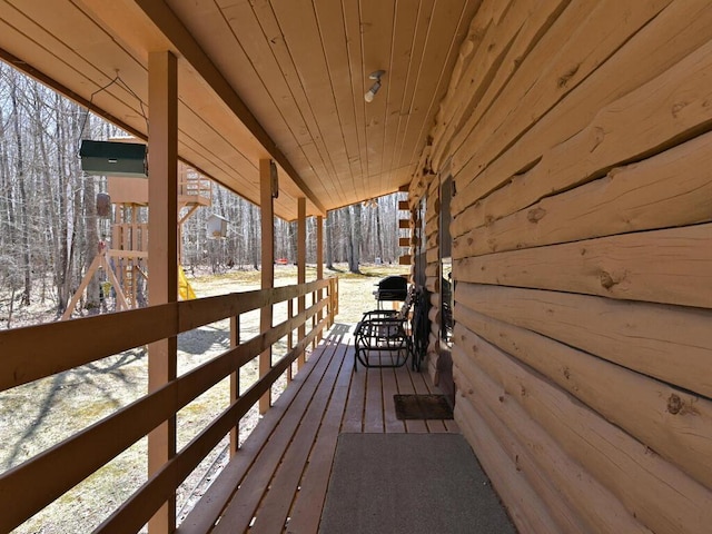 20703 Aspen Dr, Grand Rapids, MN 55744 - view of wooden porch