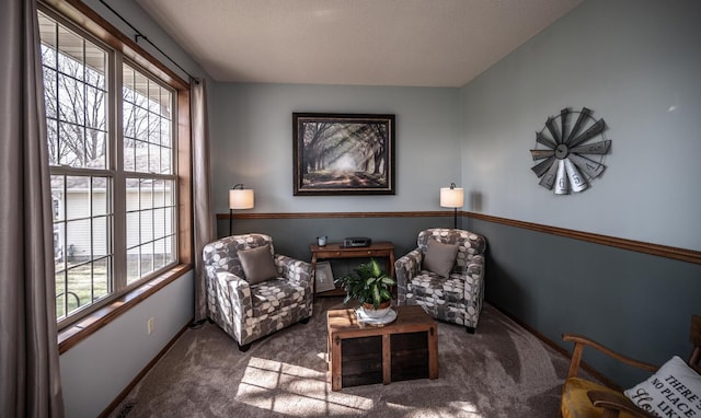 19288 Evenston Dr, Farmington, MN 55024 - sitting room featuring carpet floors and baseboards
