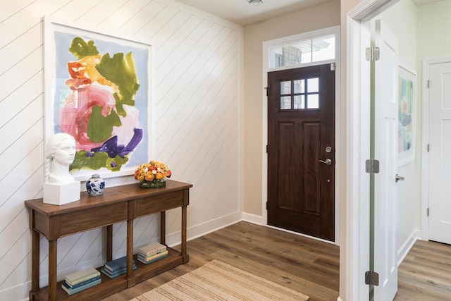 2717 Kalland Ave NE, Saint Michael, MN 55376 - entrance foyer featuring wood finished floors and baseboards