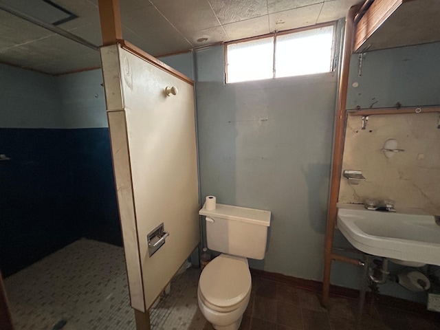 bathroom featuring toilet and a sink