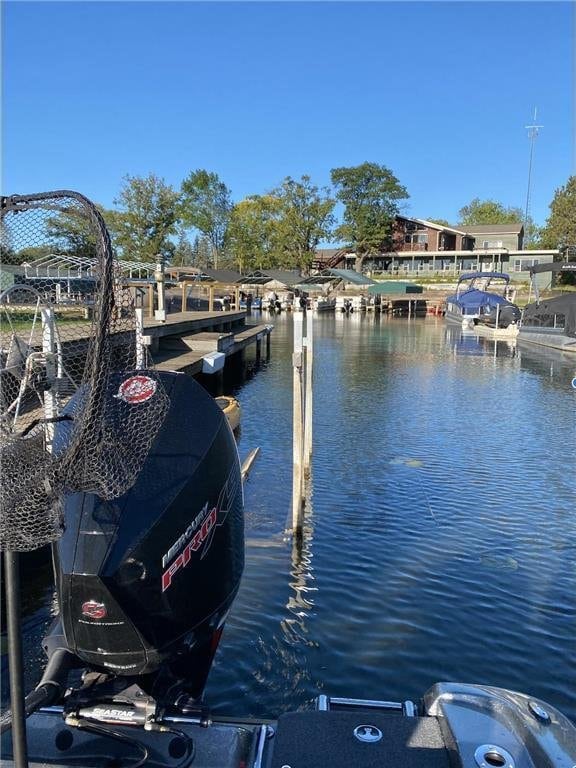 16693 Hightop Way NW, Cass Lake, MN 56633 - dock area with a water view