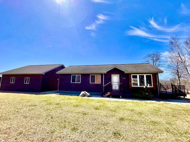 16693 Hightop Way NW, Cass Lake, MN 56633 - single story home featuring a front lawn