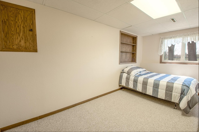 36 Ben Nevis Ln, Waite Park, MN 56387 - bedroom with carpet floors and a paneled ceiling