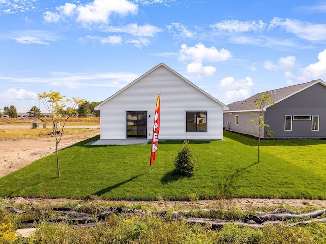 25882 Emerson Ct, Wyoming, MN 55092 - exterior space featuring a lawn