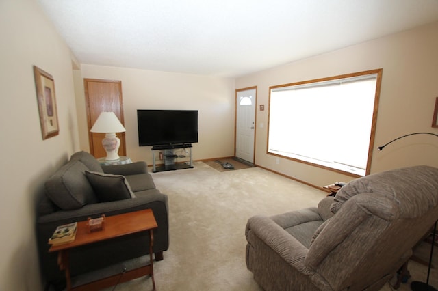 932 Spruce Ave S, Thief River Falls, MN 56701 - living room with baseboards and carpet flooring