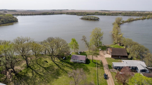43 Blue Stem Rd, Shetek Twp, MN 56175 - aerial view of property and surrounding area with a nearby body of water