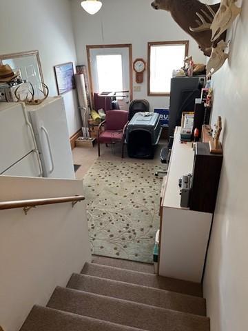 view of stairs