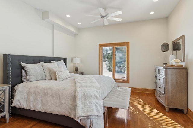 2454 Crowne Hill Rd, Minnetonka, MN 55305 - bedroom featuring recessed lighting, baseboards, and wood finished floors