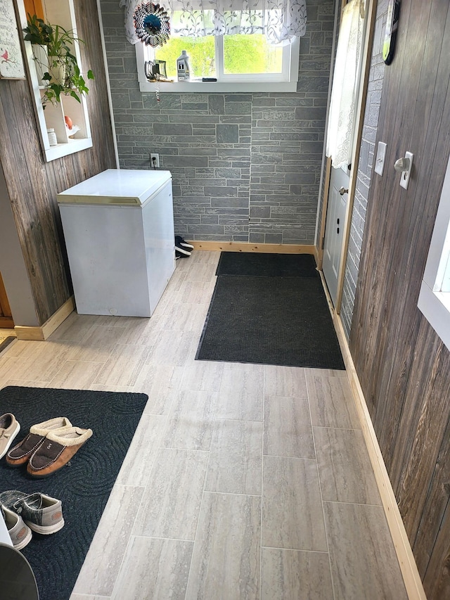 470 Chilgren Ave, Williams, MN 56686 - reception with wooden walls