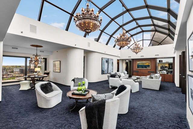 3145 Dean Ct Unit 1100, Minneapolis, MN 55416 - community lobby with a high ceiling