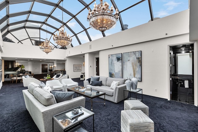 3145 Dean Ct Unit 1100, Minneapolis, MN 55416 - community lobby with a high ceiling