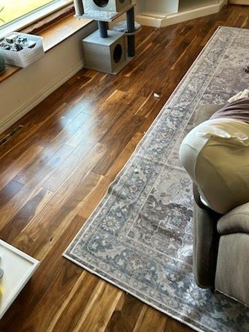 room details with wood finished floors