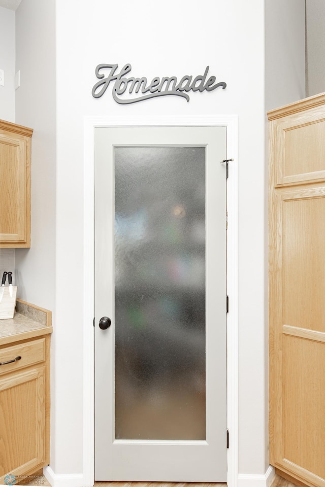 interior details with baseboards