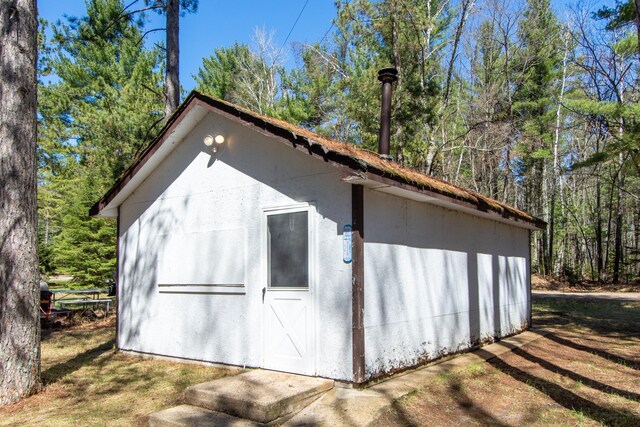 view of outbuilding with an outdoor structure