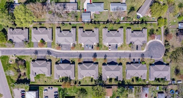 aerial perspective of suburban area