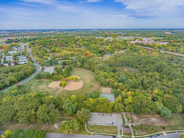 aerial view of property and surrounding area