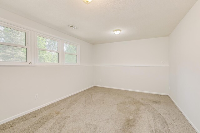 720 Mercury Dr W, Shoreview, MN 55126 - carpeted empty room featuring baseboards and a textured ceiling
