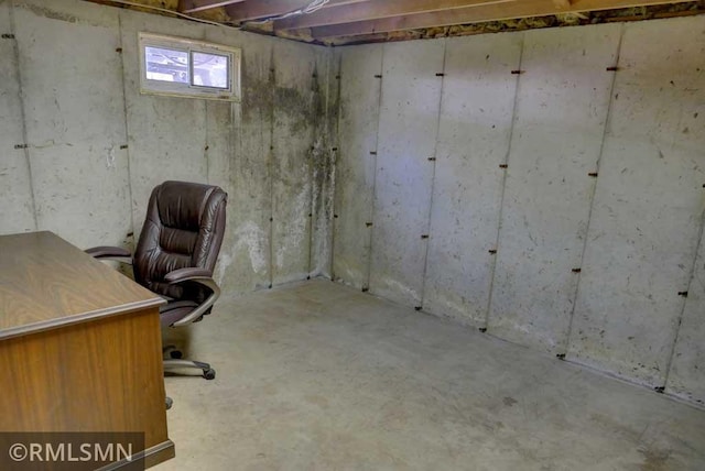 office featuring concrete floors