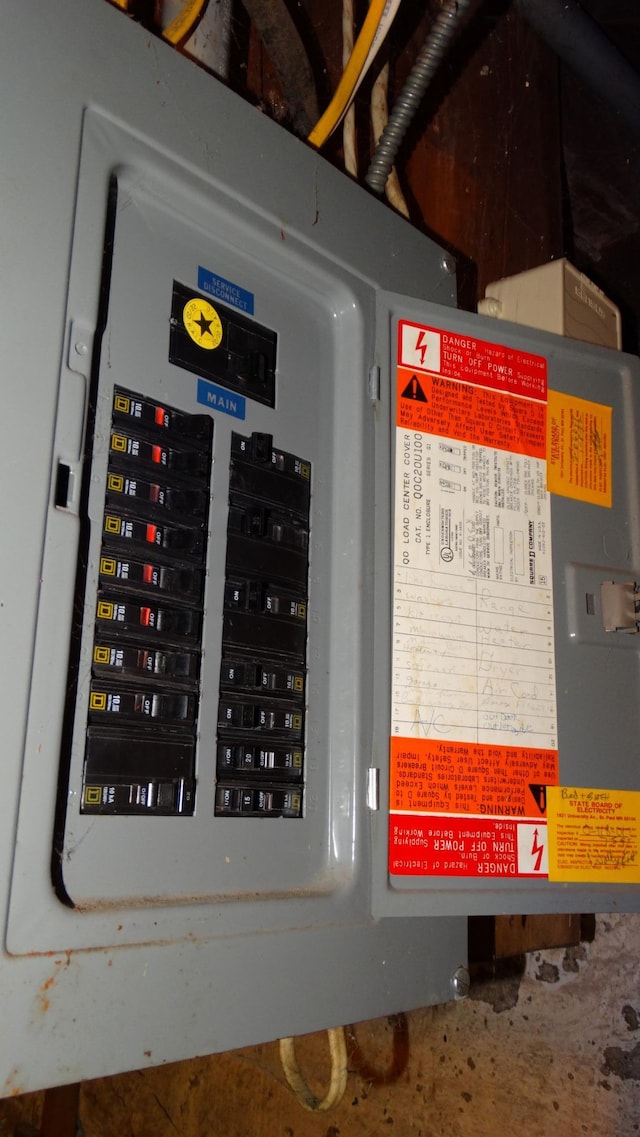 101 5th St, Cyrus, MN 56323 - utility room with electric panel