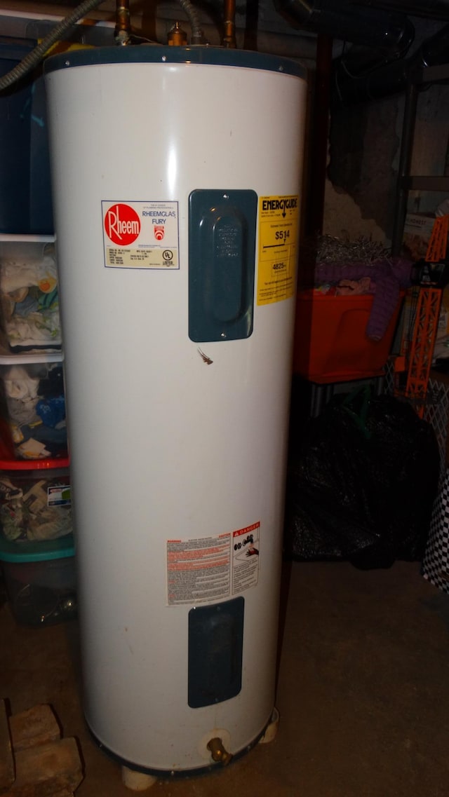 101 5th St, Cyrus, MN 56323 - utility room with electric water heater